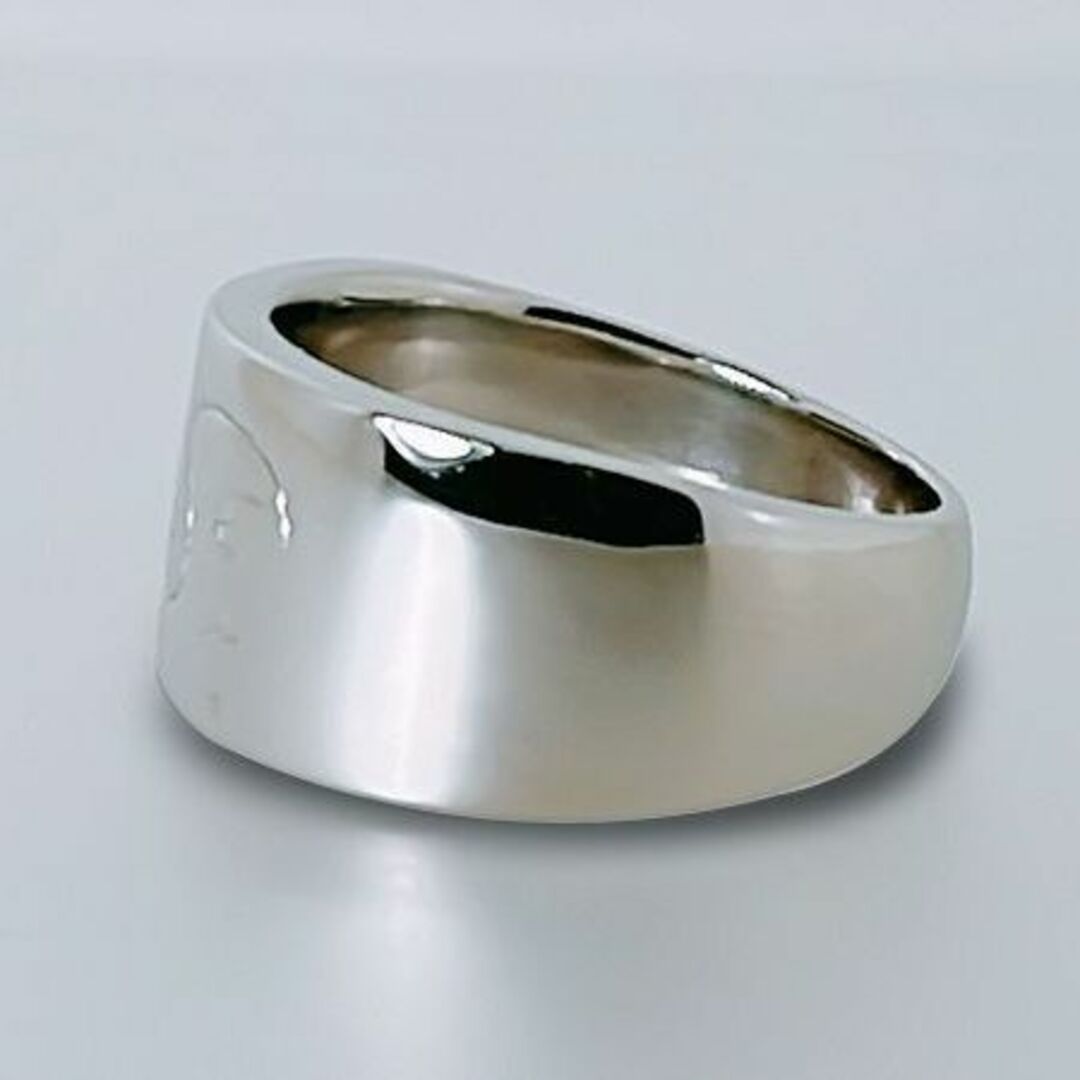 新品✨　PT900　シンプルな指輪　クリスマスプレゼント　リング　＃14.5 メンズのアクセサリー(リング(指輪))の商品写真