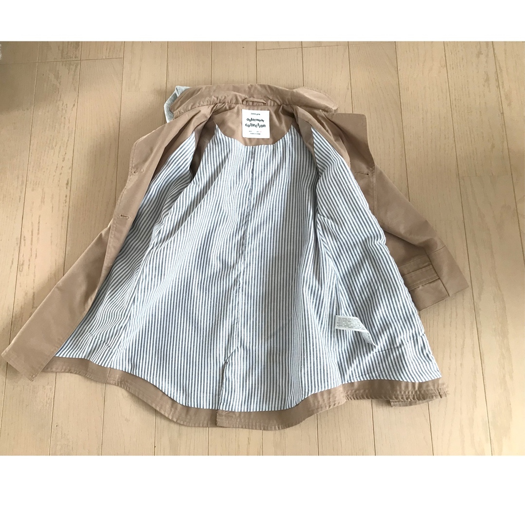 ZARA KIDS(ザラキッズ)のZARA キッズ　トレンチコート 120センチ キッズ/ベビー/マタニティのキッズ服女の子用(90cm~)(コート)の商品写真