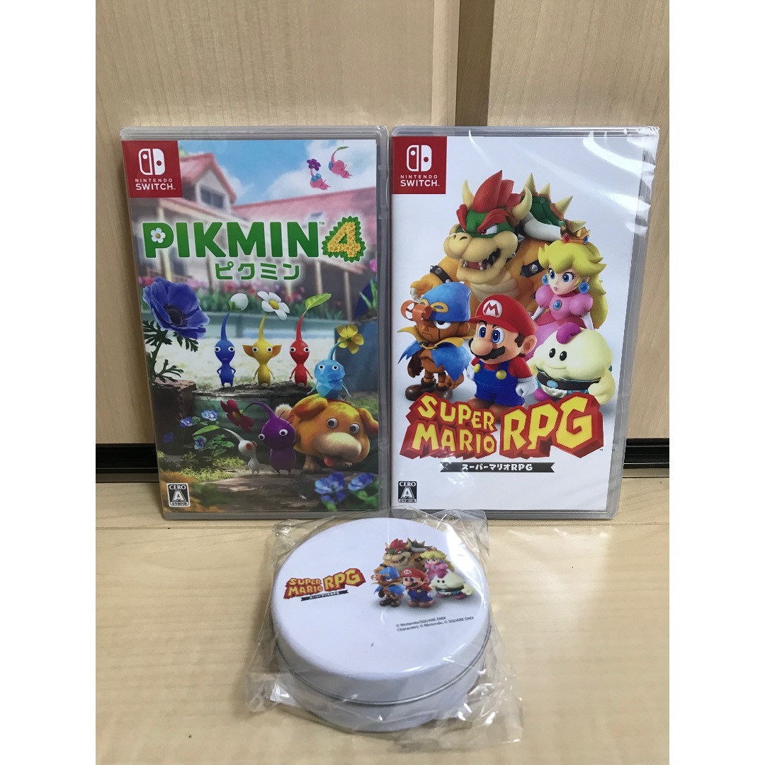 Nintendo Switch - 新品未開封✨ピクミン4＆スーパーマリオRPGセット✨オマケ付き