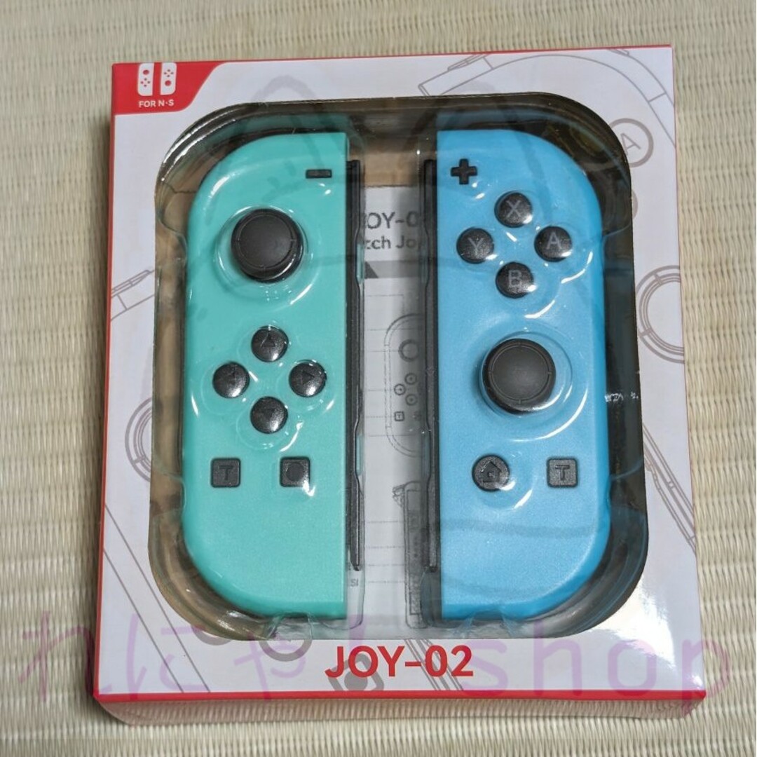 Nintendo Switch(ニンテンドースイッチ)のNintendo Switch Joy-Con 緑-青 (連射・LED内蔵) エンタメ/ホビーのゲームソフト/ゲーム機本体(家庭用ゲーム機本体)の商品写真