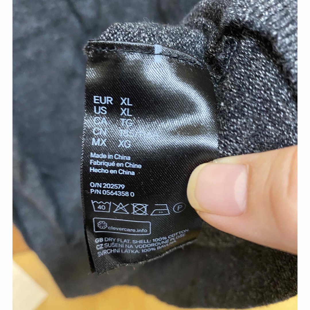 H&M(エイチアンドエム)のメンズ　大きい服　エイチアンドエム　H&M 長袖　セーター　XL 綿　100 メンズのトップス(ニット/セーター)の商品写真