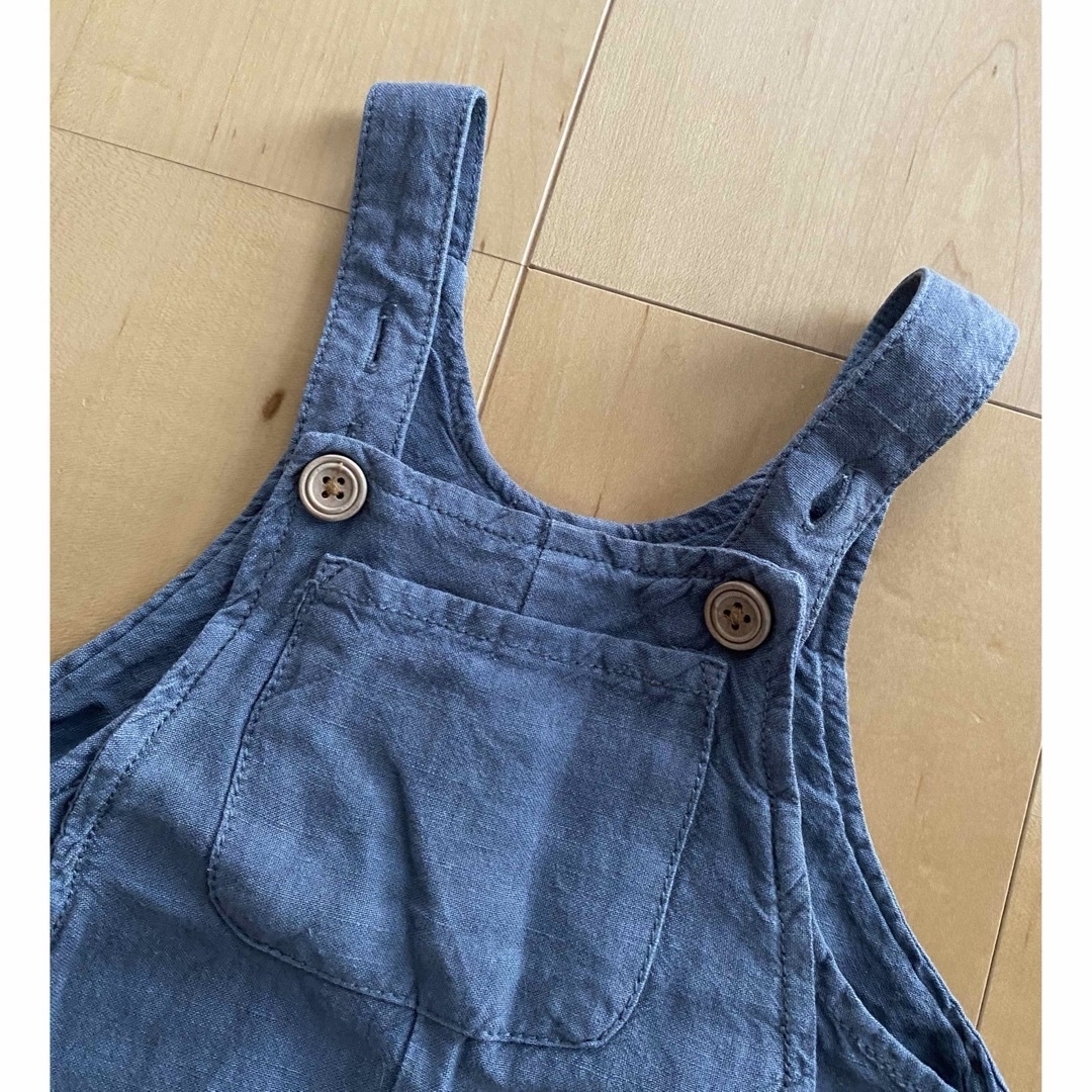 ZARA KIDS(ザラキッズ)のZARAKIDS オーバーオール　74cm キッズ/ベビー/マタニティのベビー服(~85cm)(カバーオール)の商品写真