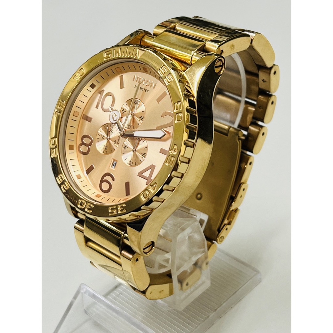 NIXON - ニクソン 51-30 all rose gold クロノグラフ A083 897の通販 