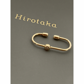 エストネーション(ESTNATION)の美品　hirotaka ヒロタカ　"Miró" ベゼルダイヤ　イヤーカフ S(イヤーカフ)