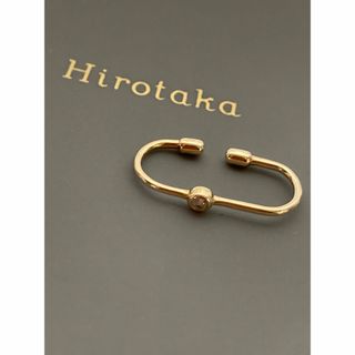 エストネーション(ESTNATION)の美品　hirotaka ヒロタカ　"Miró" ベゼルダイヤ　イヤーカフ S(イヤーカフ)