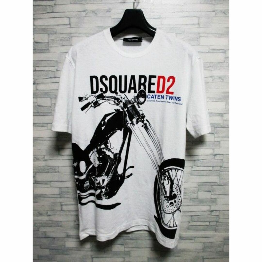 ☆DSQUARED2 ディースクエアード ロゴ プリント Tシャツ/メンズ/MTシャツ/カットソー(半袖/袖なし)