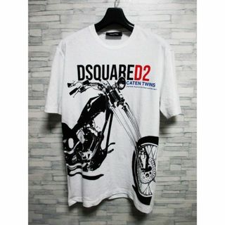 ディースクエアード(DSQUARED2)の☆DSQUARED2 ディースクエアード ロゴ プリント Tシャツ/メンズ/M(Tシャツ/カットソー(半袖/袖なし))