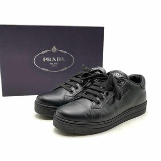 プラダ(PRADA)の美品 プラダ PRADA スニーカー レザー 伊製 03-23121601(スニーカー)