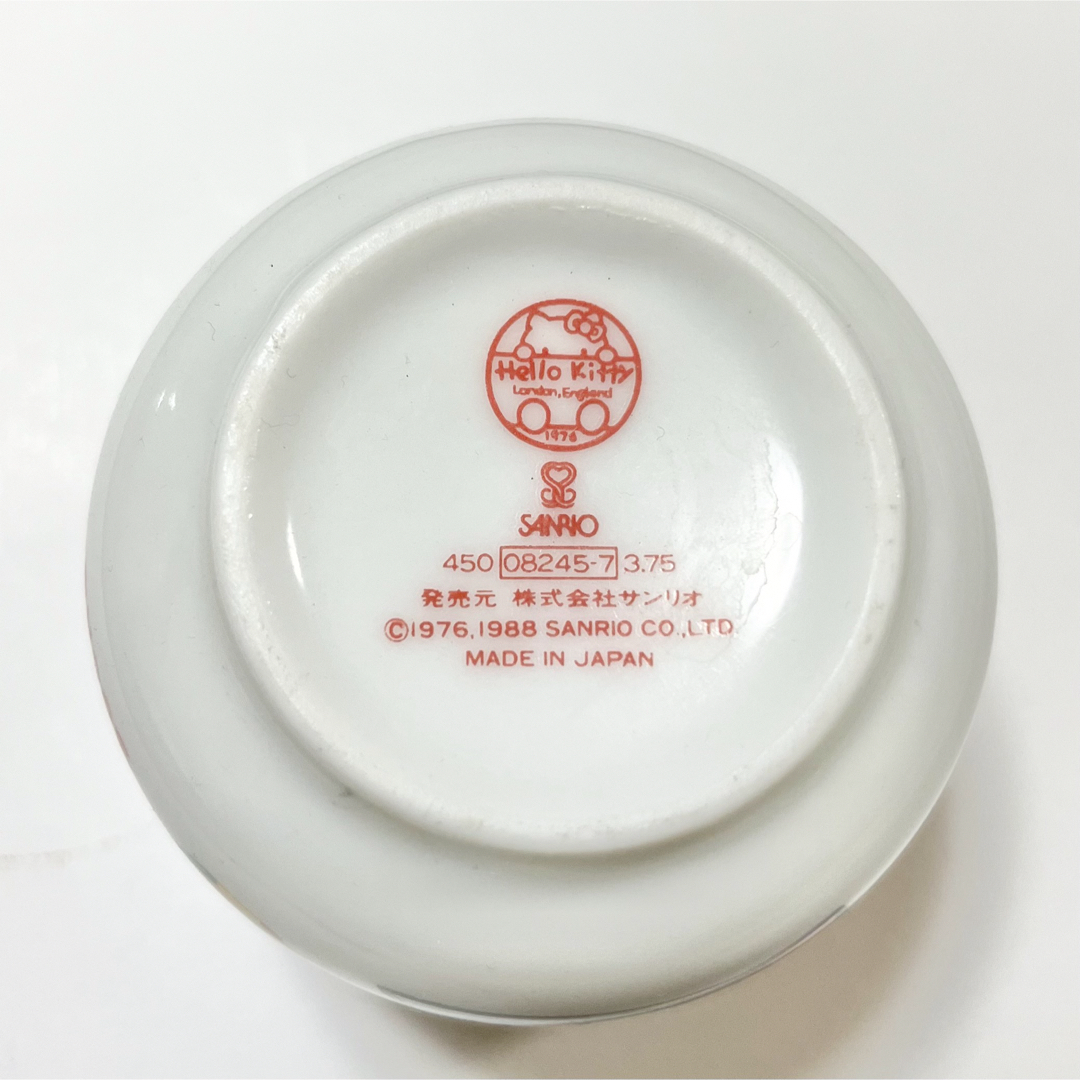 ハローキティ - キティ レア 希少 1980年代 お茶碗湯呑みセット ハローキティ - キティ レア 希少 1980年代 お茶碗湯呑みセット