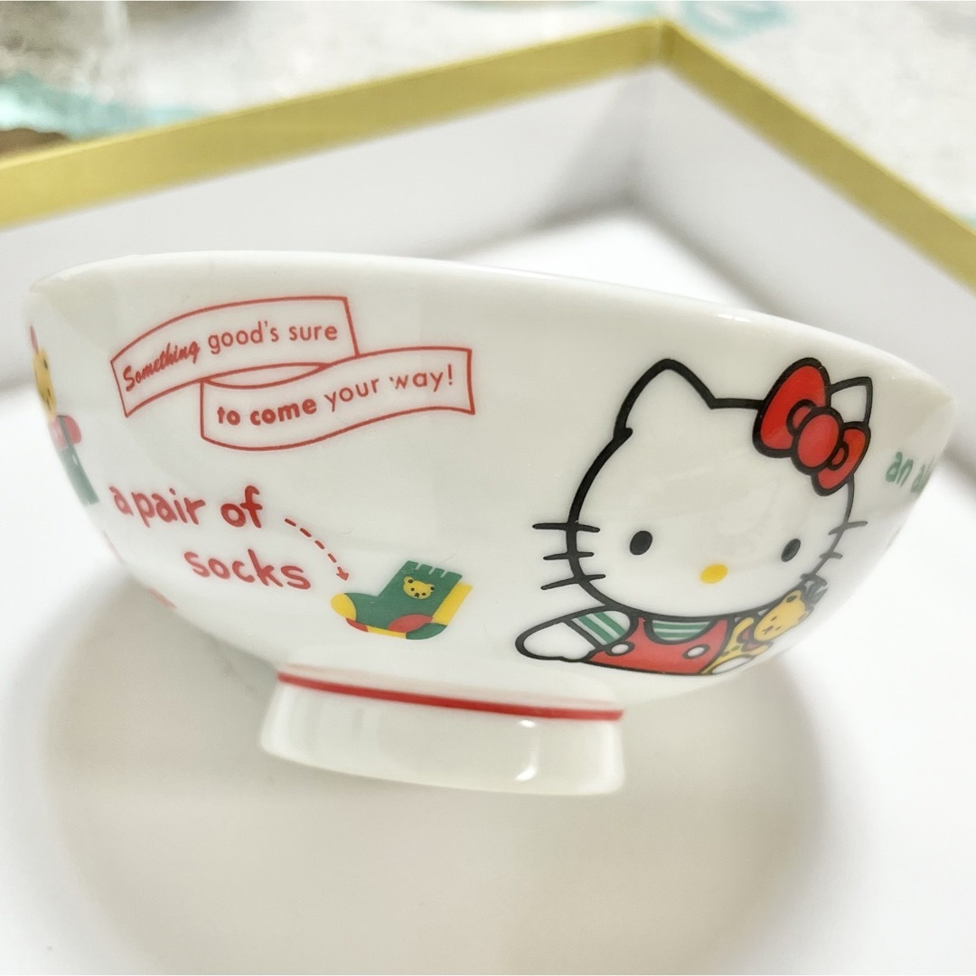 ハローキティ - キティ レア 希少 1980年代 お茶碗湯呑みセット ハローキティ - キティ レア 希少 1980年代 お茶碗湯呑みセット