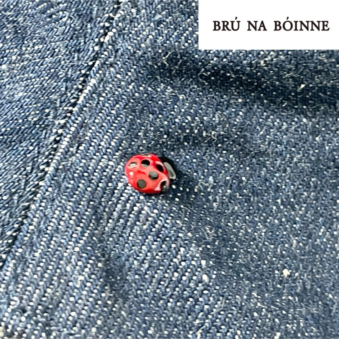 BRUNABOINNE(ブルーナボイン)の【新品】BRÚ NA BÓINNEブルーナボインてんとう虫のデニムヨクサルハット メンズの帽子(ハット)の商品写真