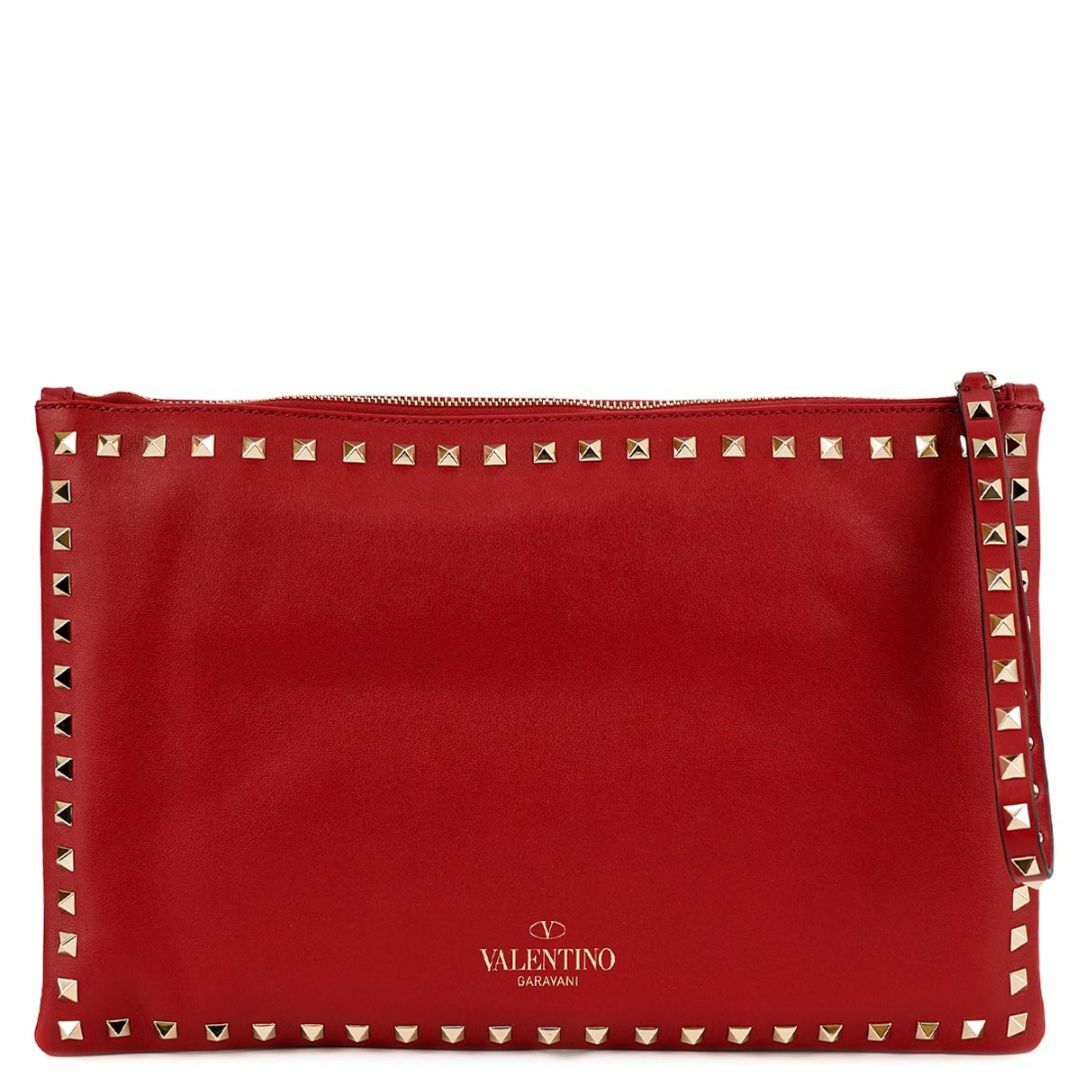 VALENTINO(ヴァレンティノ)のVALENTINO ヴァレンティノ クラッチバッグ QW2B0147BOL レディース 0RO レッド レディースのバッグ(クラッチバッグ)の商品写真