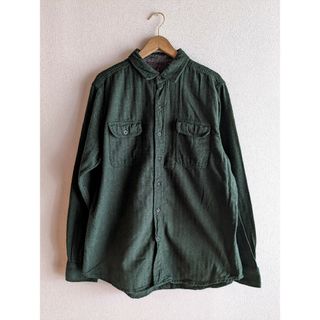 ウールリッチ(WOOLRICH)のOLD WOOLRICH ウールリッチ ヘリンボーンネルワークシャツ(シャツ)