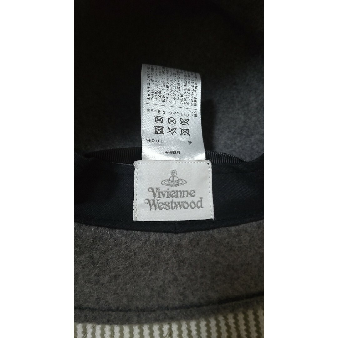 Vivienne Westwood(ヴィヴィアンウエストウッド)のVivienne Westwood オーブ焼印 ハット マウントハット レディースの帽子(ハット)の商品写真