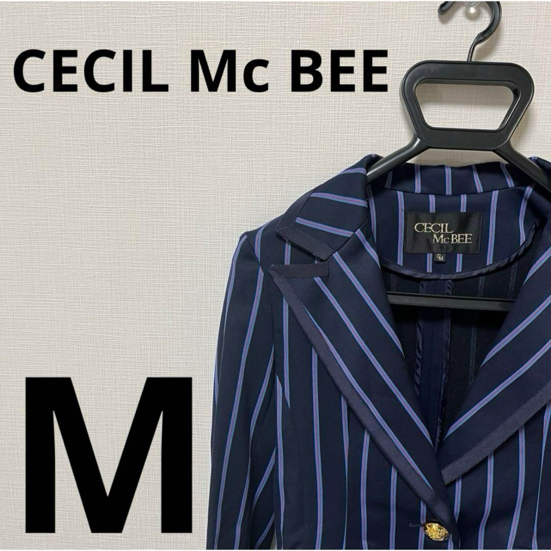 【CECIL Mc BEE 】セシルマクビー テーラードジャケット金ボタン　M | フリマアプリ ラクマ