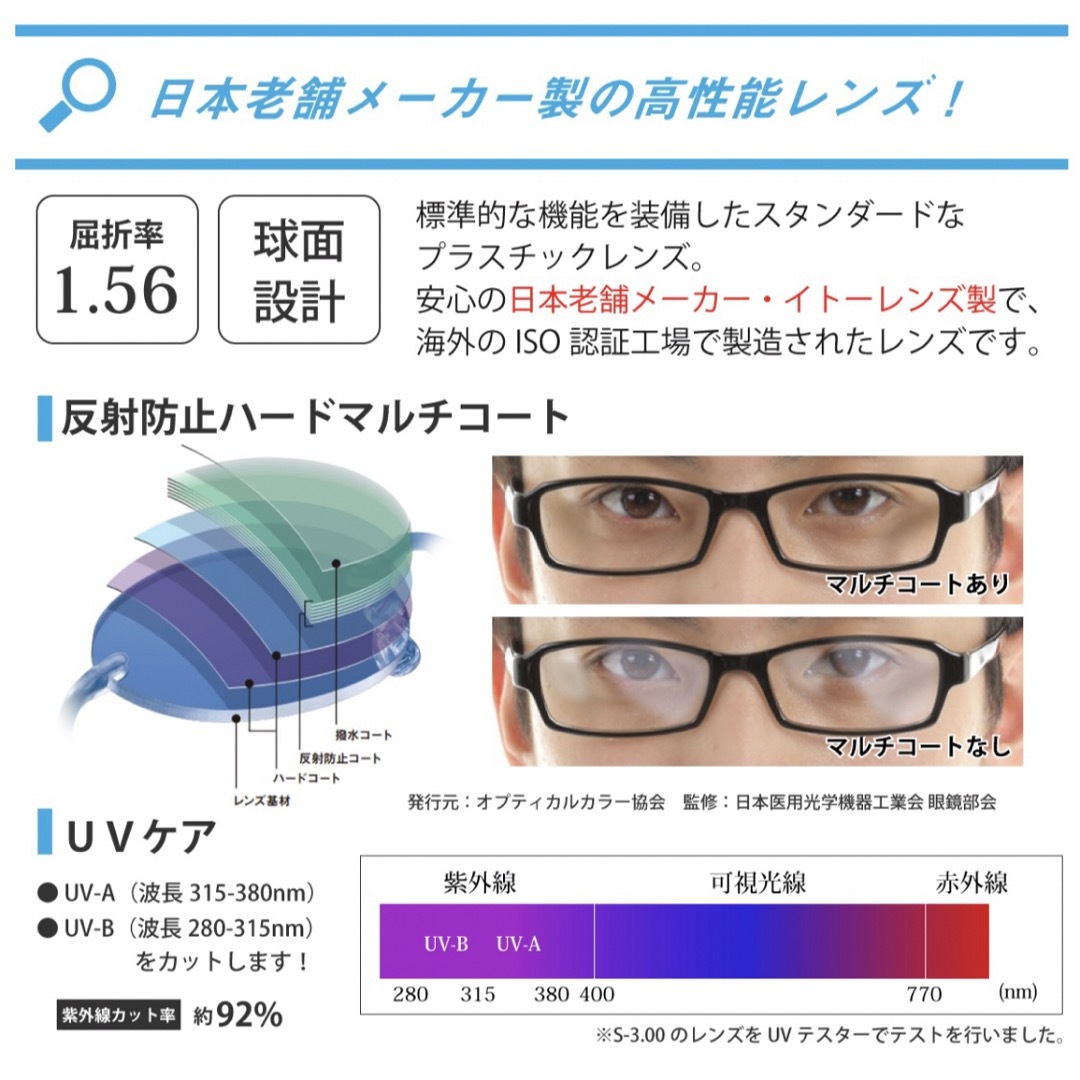 クラシック眼鏡　度付き(-4.00) アンティークブラウン レディースのファッション小物(サングラス/メガネ)の商品写真