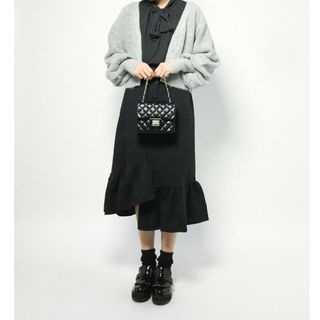 ダブルクローゼット(w closet)のw closet ボリューム袖ショートカーディガン(カーディガン)