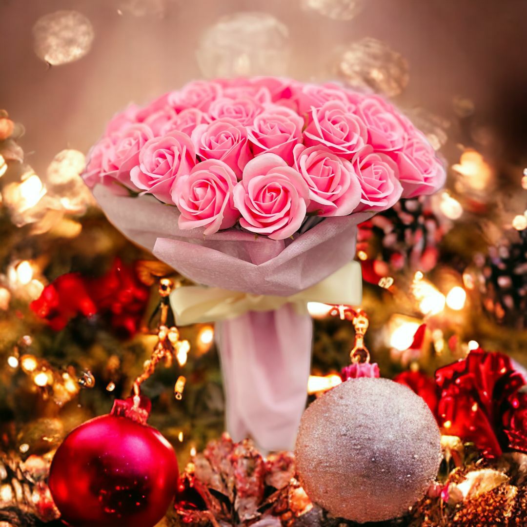⑩「サヴォンローズ」 50本　花束　ピンク　バラ　薔薇　プレゼントに！ ハンドメイドのフラワー/ガーデン(その他)の商品写真