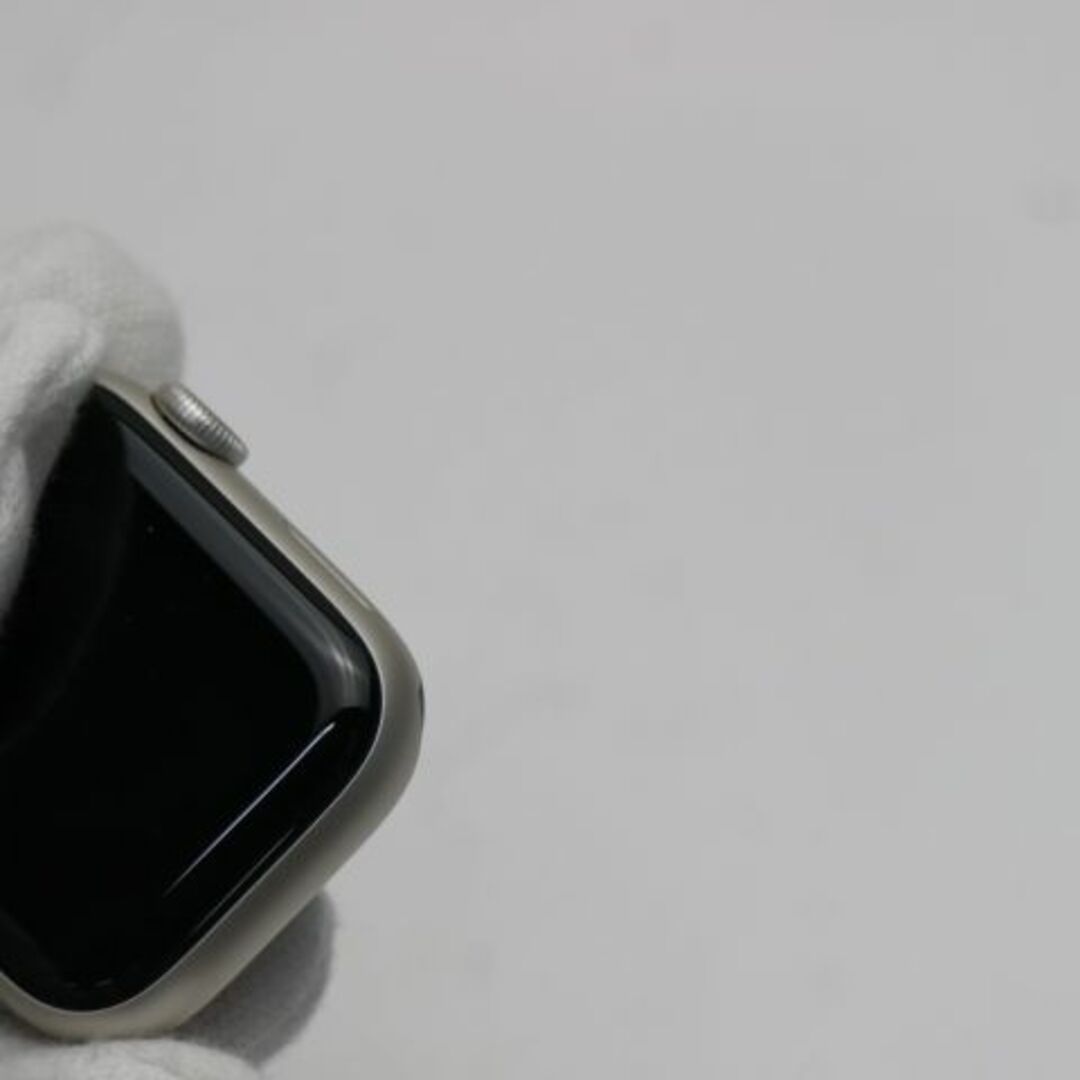 Apple(アップル)の新品同様 Apple WatchSeries8 41mm Cellularスターライト M222 スマホ/家電/カメラのスマホ/家電/カメラ その他(その他)の商品写真