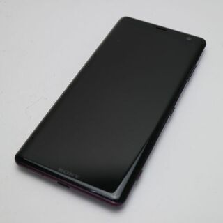 ソニー(SONY)の新品同様 801SO Xperia XZ3 ボルドーレッド  SIMロック解除済み(スマートフォン本体)