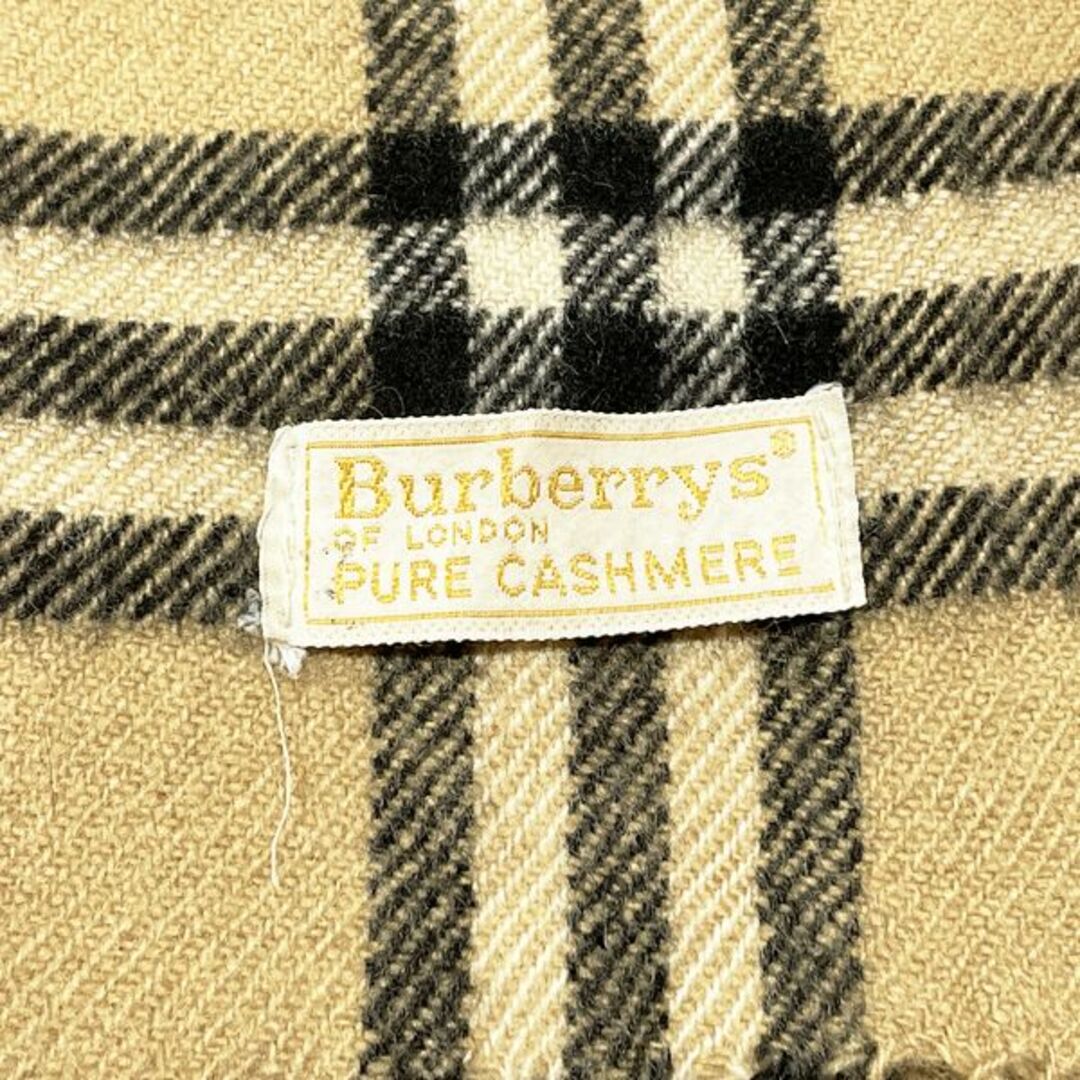BURBERRY(バーバリー)のBURBERRY マフラー カシミヤ100％ ノバチェック 140cm×30cm ストール 襟巻 レディースのファッション小物(マフラー/ショール)の商品写真