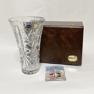 ボヘミア クリスタル(BOHEMIA Cristal)のボヘミアングラス BOHEMIA ボヘミアンクリスタル花瓶(ガラス)