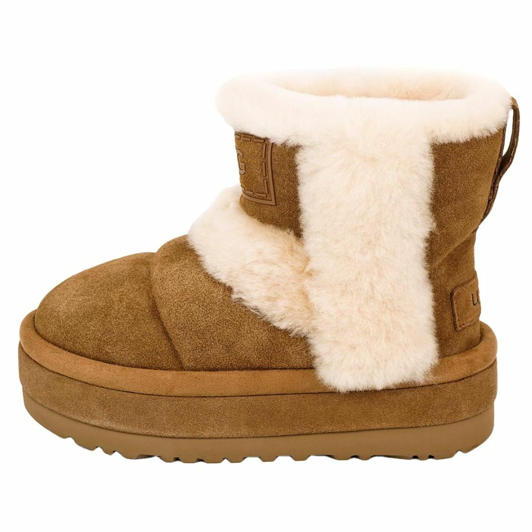 UGG ムートンブーツ ミニスピルシームボウ チェスナット US8 25cm