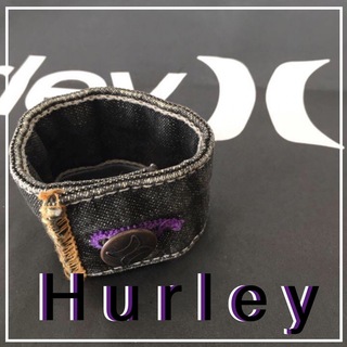 ハーレー(Hurley)のHURLEYハーレーUS限定 非売品デニムバングルブレスレット1点物(サーフィン)