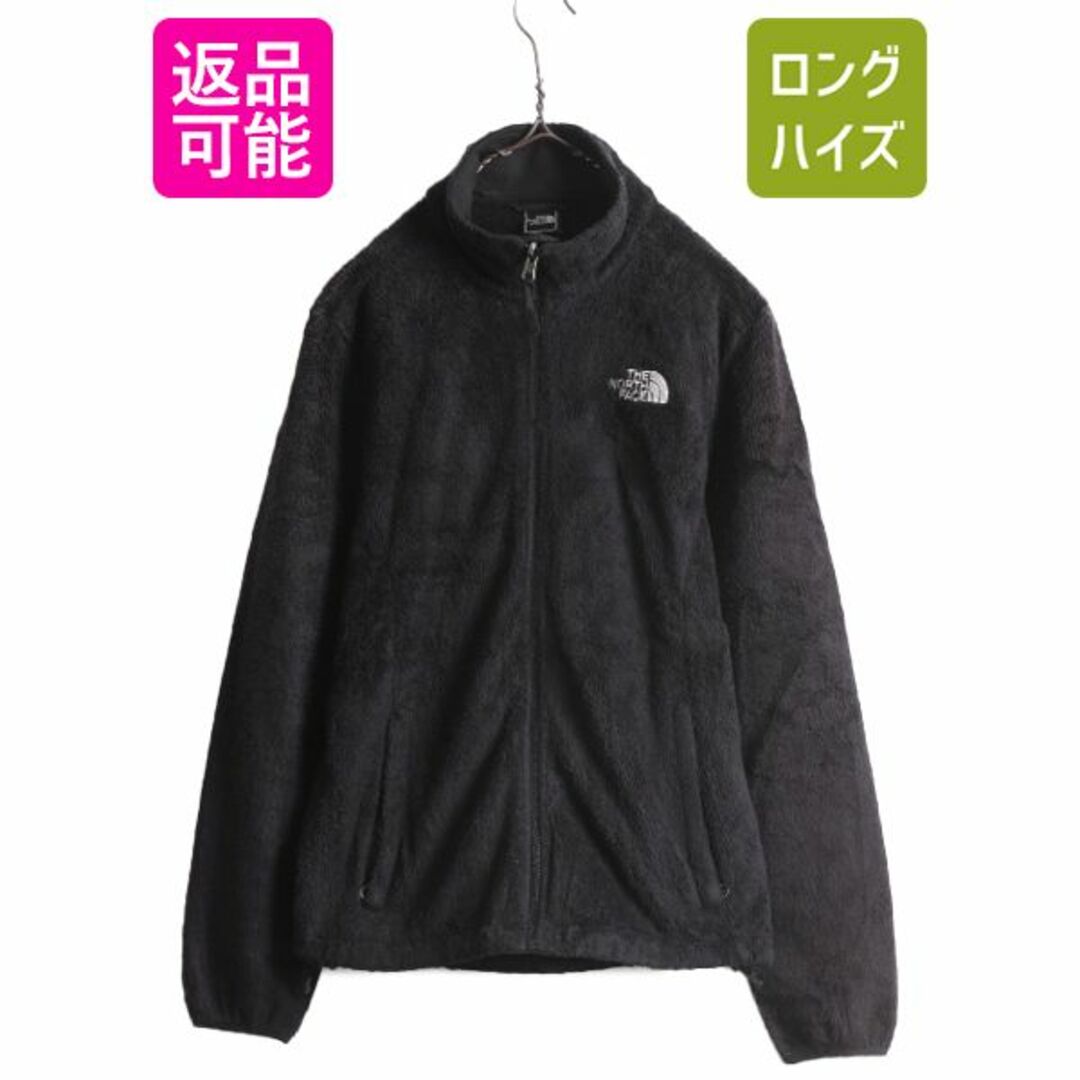 ブルゾンUS企画 ノースフェイス フリース ジャケット レディース M  The North Face ジャンパー ブルゾン アウトドア フルジップ 毛長 ブラック