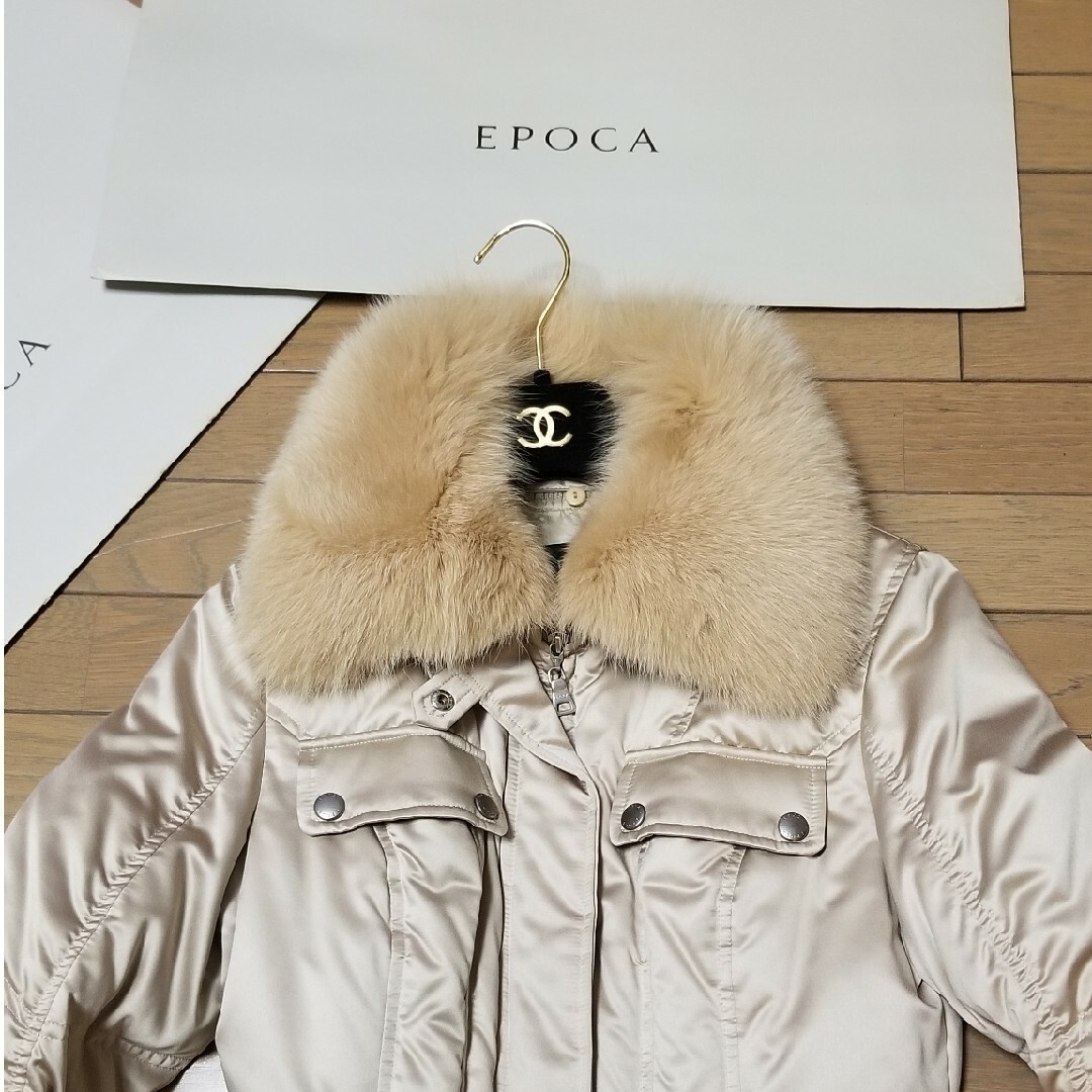 EPOCA - ◇EPOCAエポカ◇定93,450円上品なフォックスファー付きロング