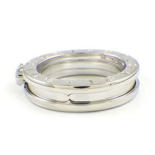 ブルガリ(BVLGARI)のブルガリ BVLGARI リング B-zero1 ビーゼロワン ソリテール ソリティア 1ポイント ダイヤモンド 0.31ct(E/VVS2) K18WG 11号 / #51 【中古】(リング(指輪))