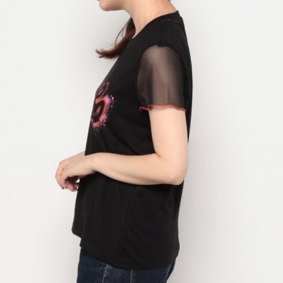 DESIGUAL(デシグアル)の新品✨タグ付き♪未使用‼️ デシグアル　Tシャツ　ブラック　大特価‼️ レディースのトップス(Tシャツ(半袖/袖なし))の商品写真