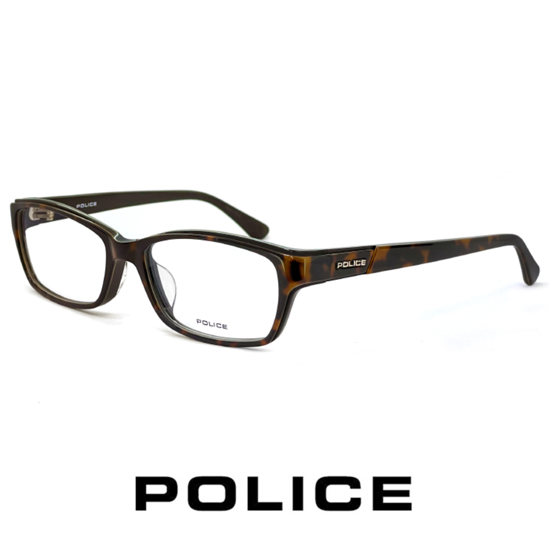 POLICE(ポリス)の【新品】 ポリス メガネ vplb93j-02bw POLICE 眼鏡 メンズ 男性用 スクエア ウェリントン 型 フレーム めがね ブランド ジャパンフィット モデル police メンズのファッション小物(サングラス/メガネ)の商品写真