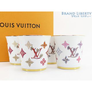 ルイヴィトン(LOUIS VUITTON)の激レア新古品ルイヴィトンセット4ゴブレモノグラムフラワー食器カップコ(その他)