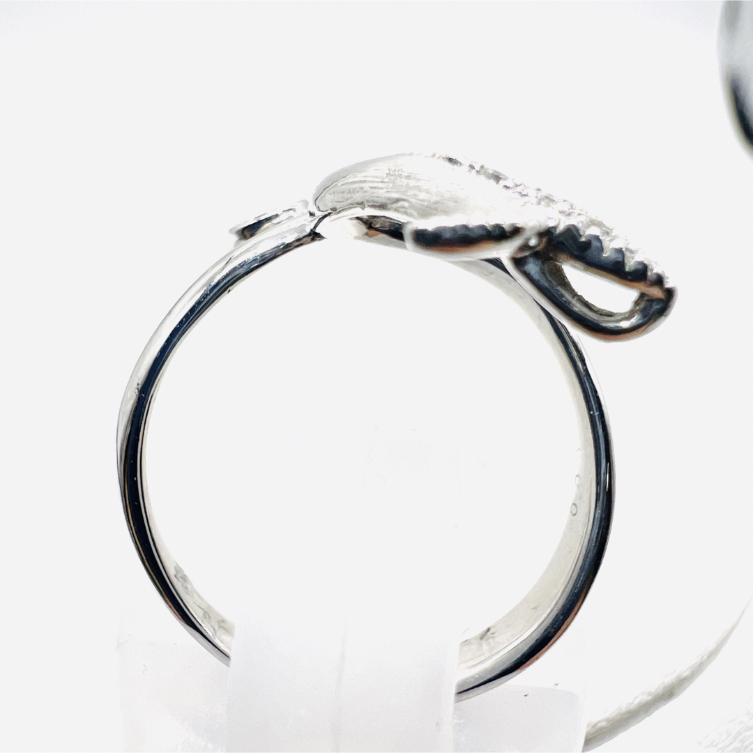 K18 WG  ジュエリーデザイナー 名執左結里 ダイヤモンド 花 リング レディースのアクセサリー(リング(指輪))の商品写真