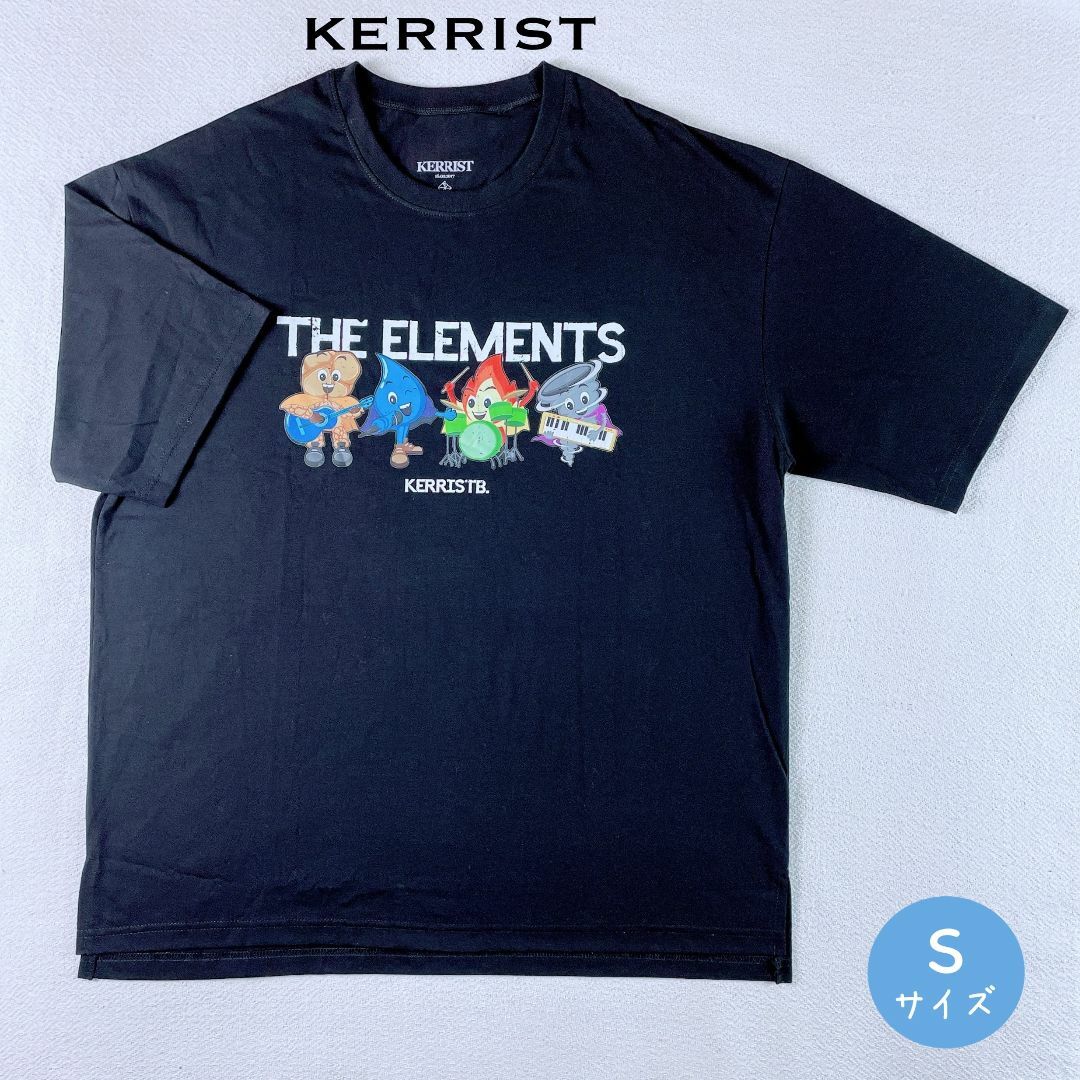 【新品未使用】Kerrist The Element Tシャツ☆黒01（S）アーティット