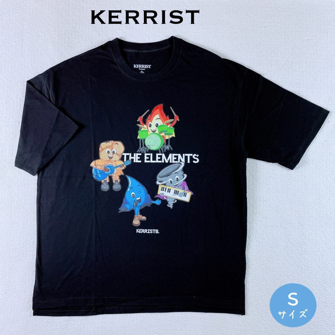 Fantopia【新品未使用】Kerrist The Element Tシャツ☆黒02（S）