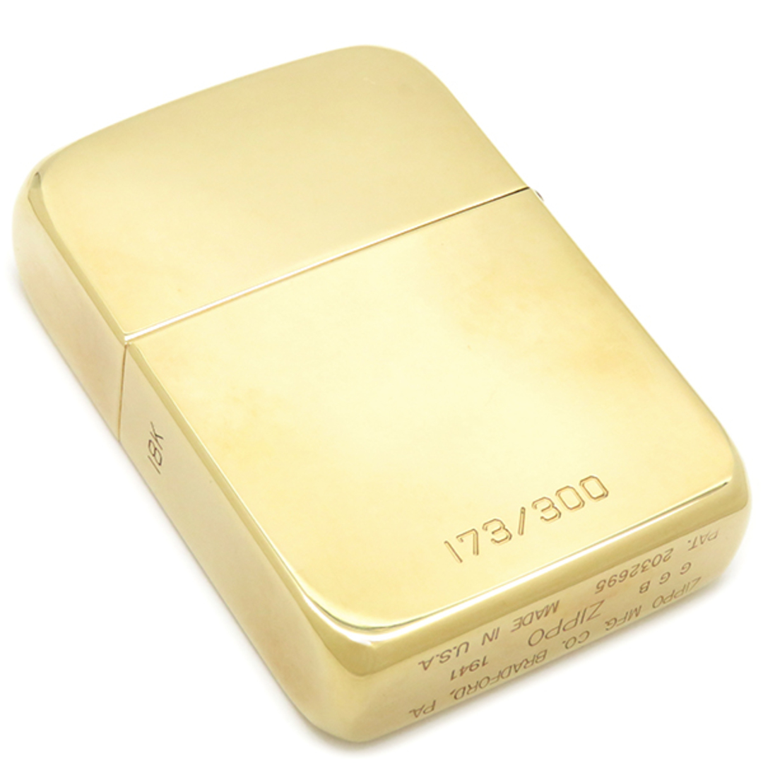 ZIPPO(ジッポー)のZIPPO  ライター LABORANT 1933 Bradford Penna 70周年記念 1941レプリカ GGB300リミテッド K18YG ゴールド ソリッドゴールド  【箱】【中古】 メンズのファッション小物(タバコグッズ)の商品写真