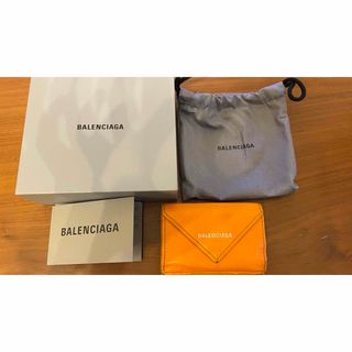 バレンシアガ(Balenciaga)のBALENCIAGA 折財布 三つ折り ミニ ペーパー レザー 391446(折り財布)