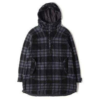 ノンネイティブ(nonnative)のNONNATIVE ノンネイティブ ジャケット サイズ:1 チェック ウール プルオーバー フードジャケット コート STROLLER HOODED PULLOVER WIN PLAID CHECK グレー ブラック アウター ブルゾン【メンズ】【中古】(その他)