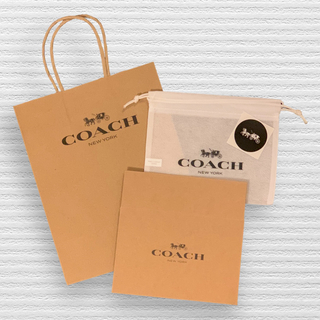 コーチ(COACH)の新品　コーチ 箱 ショップ袋 紙袋 ボックスM (シール付）(ショップ袋)