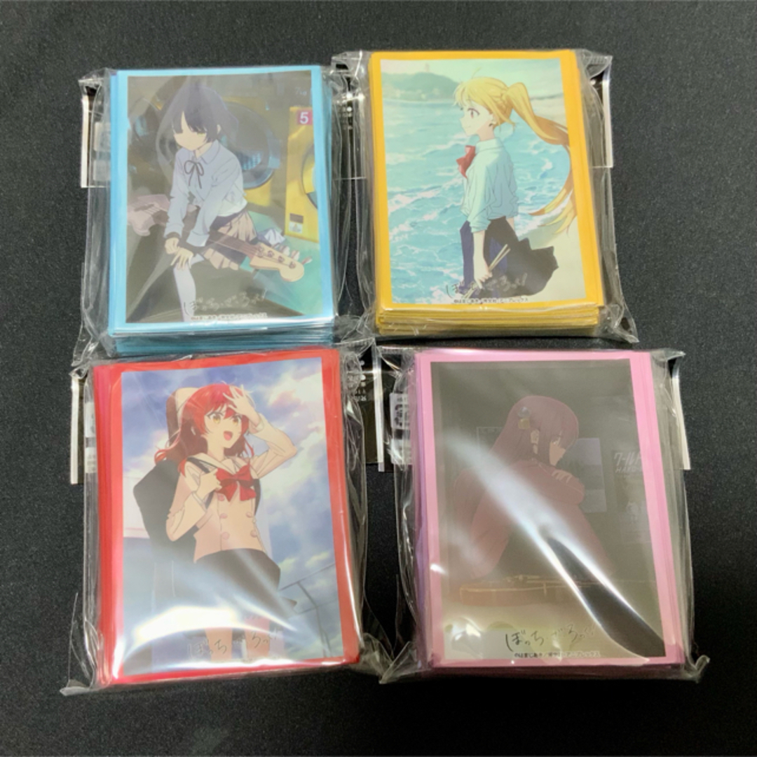 BUSHIROAD(ブシロード)のぼっち・ざ・ろっく! スリーブ4種セット エンタメ/ホビーのトレーディングカード(カードサプライ/アクセサリ)の商品写真