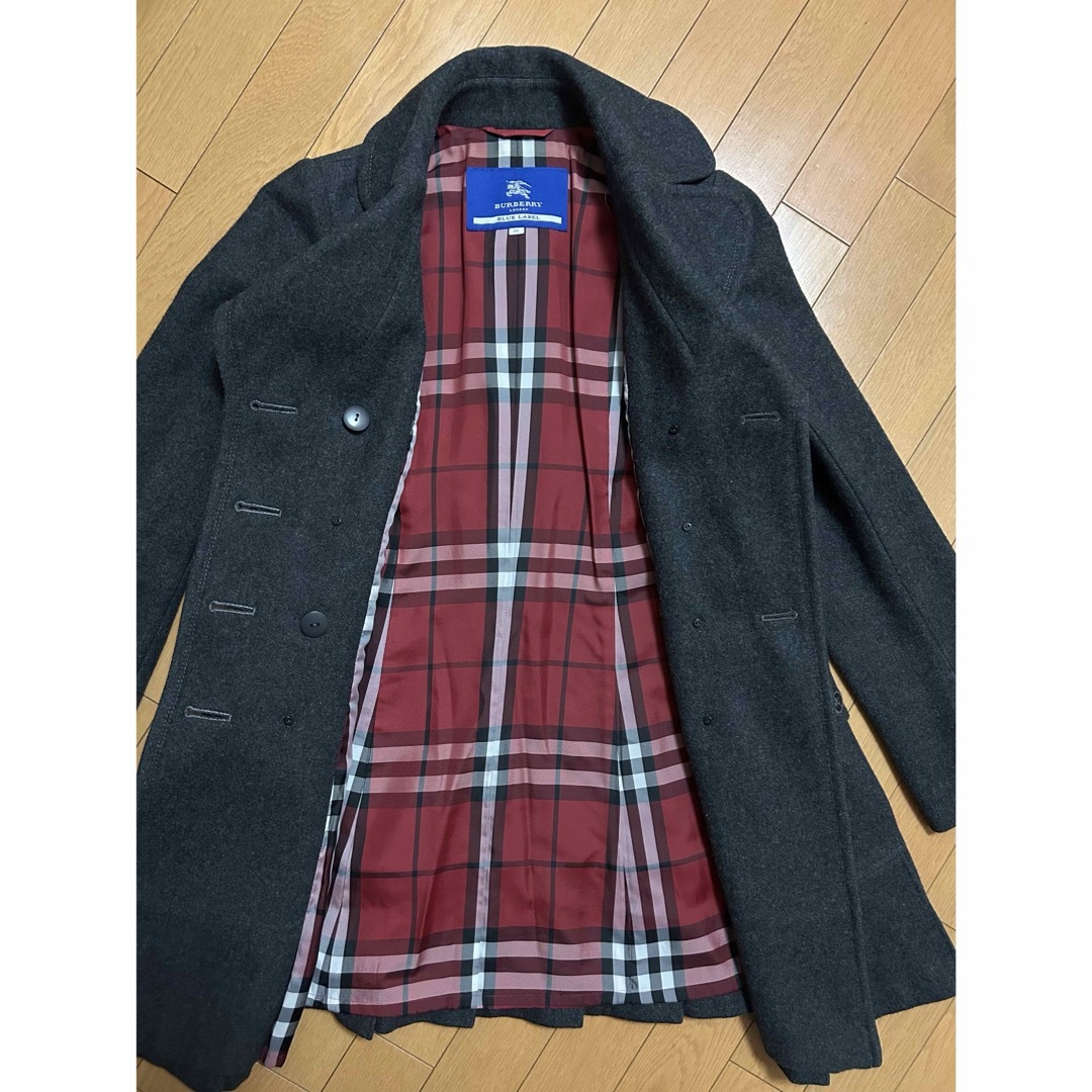 BURBERRY BLUE LABEL(バーバリーブルーレーベル)のバーバリー　ブルーレーベル　コート　ノバチェック　美品 レディースのジャケット/アウター(ロングコート)の商品写真