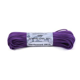 【並行輸入】アトウッド・ロープ MFG ATWOOD ROPE MFG. パラコード 100フィート 無地(テント/タープ)