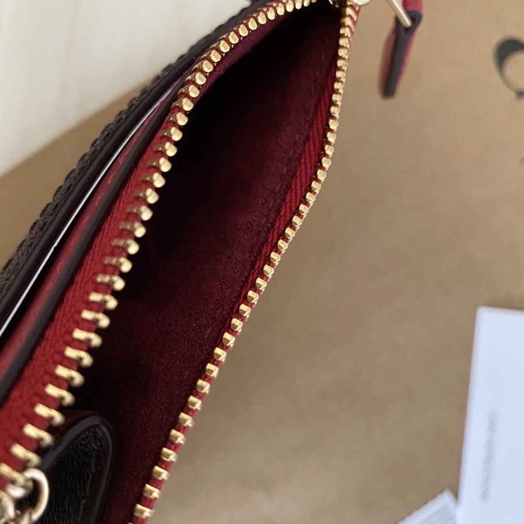 COACH(コーチ)のCOACH   コインケース   トゥルーレッド   小銭入れ財布 レディースのファッション小物(コインケース)の商品写真