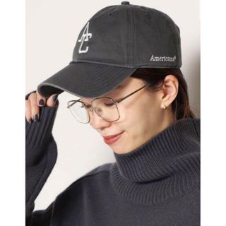 ドゥーズィエムクラス(DEUXIEME CLASSE)の【AMERICANA/アメリカーナ】AC キャップ（CHARCOAL）(キャップ)