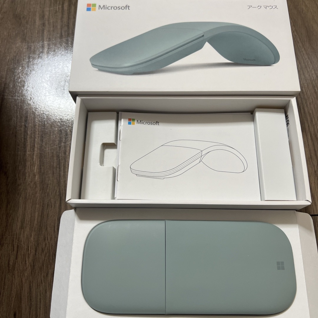 Microsoft(マイクロソフト)のMicrosoft ARC MOUSE SAGE ELG-00046 マウス スマホ/家電/カメラのPC/タブレット(PC周辺機器)の商品写真