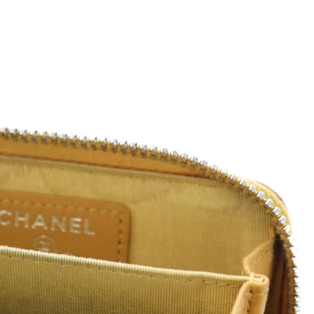 CHANEL(シャネル)のシャネル マトラッセ キャビアスキン 小銭入れ コインケース  22番台 茶 レディースのファッション小物(コインケース)の商品写真