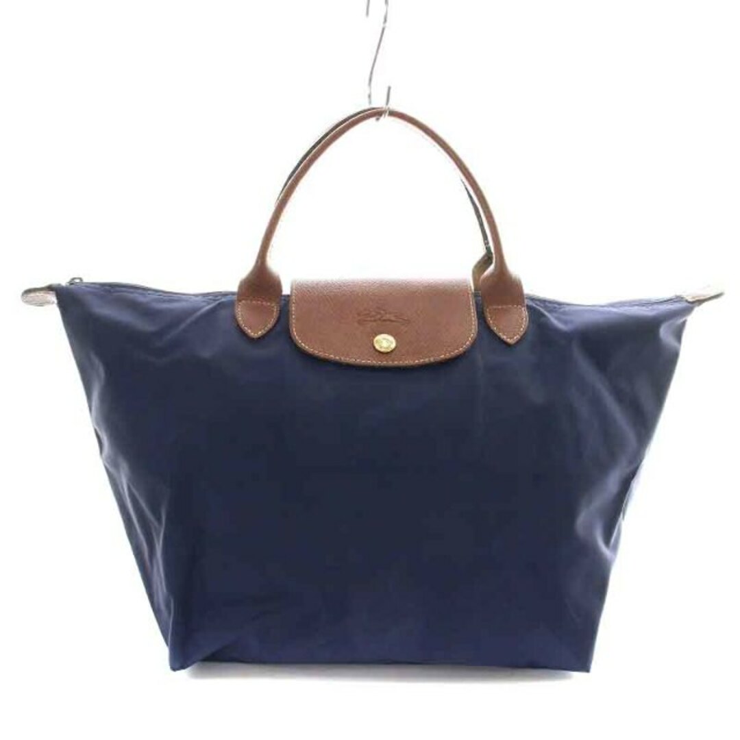 LONGCHAMP(ロンシャン)のロンシャン LE PLIAGE トートバッグ M 紺 茶 1623089556 レディースのバッグ(トートバッグ)の商品写真