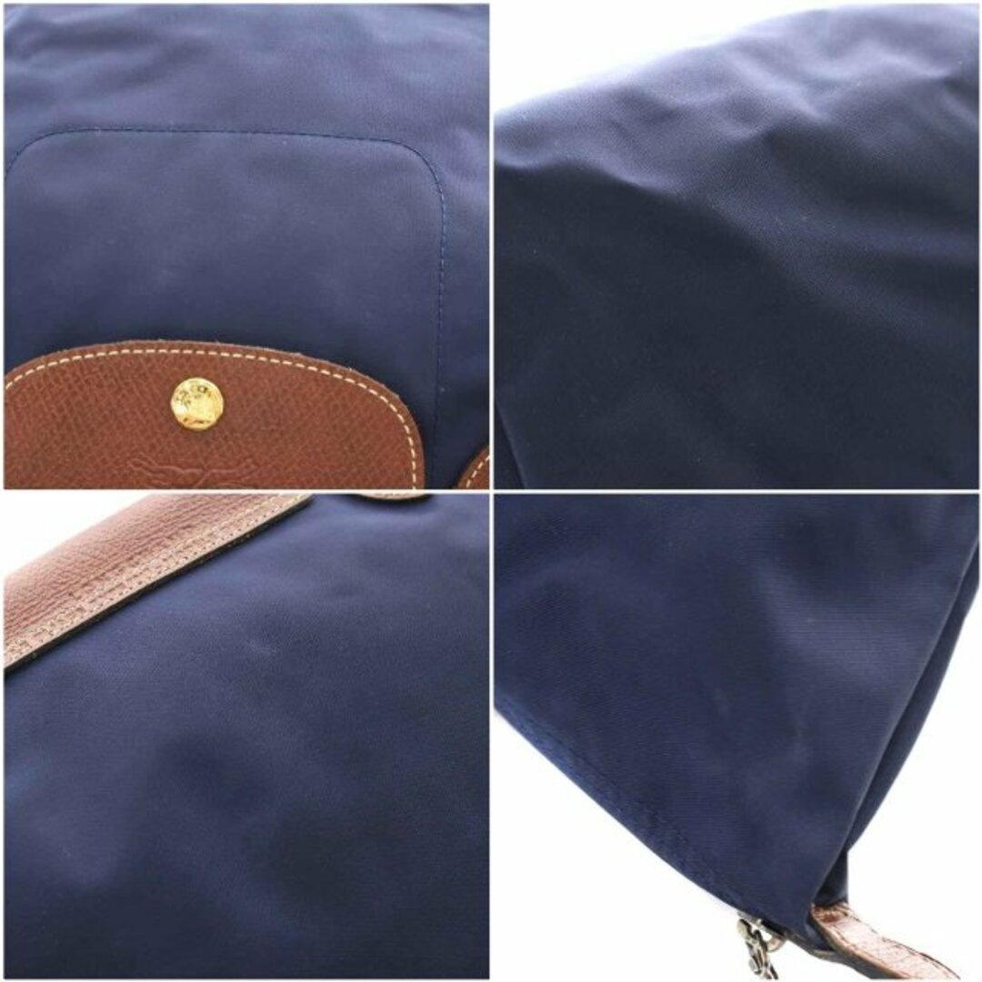 LONGCHAMP(ロンシャン)のロンシャン LE PLIAGE トートバッグ M 紺 茶 1623089556 レディースのバッグ(トートバッグ)の商品写真